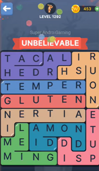 FillWords Level 1292