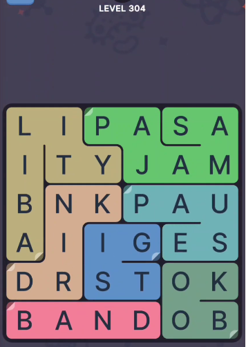FillWords Level 304