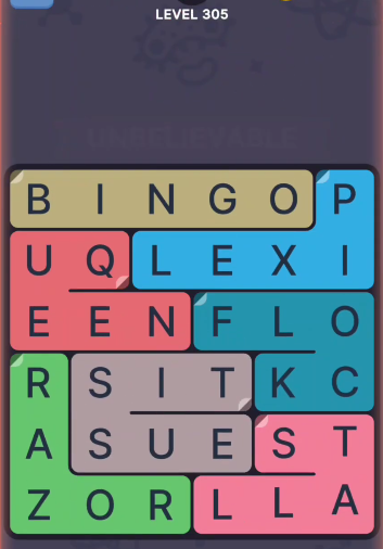 FillWords Level 305