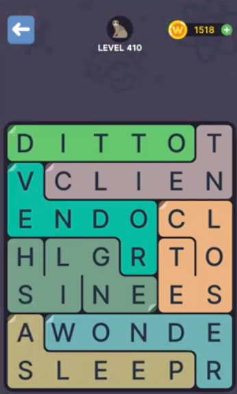 FillWords Level 410