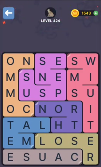 FillWords Level 424