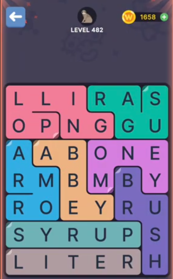 FillWords Level 250