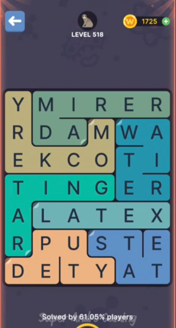 FillWords Level 250