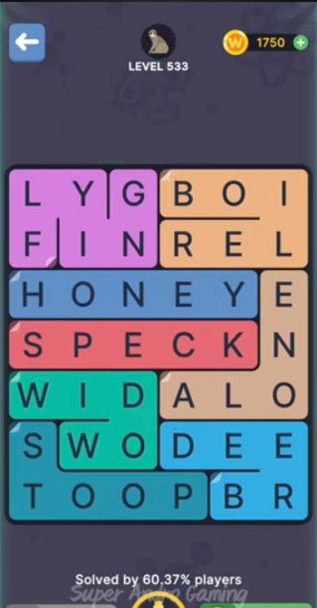 FillWords Level 250