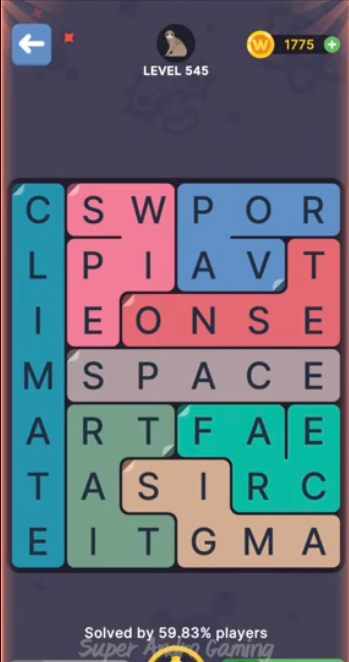 FillWords Level 250
