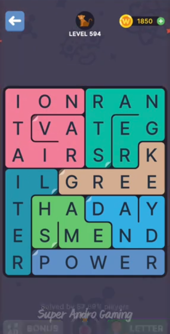 FillWords Level 250