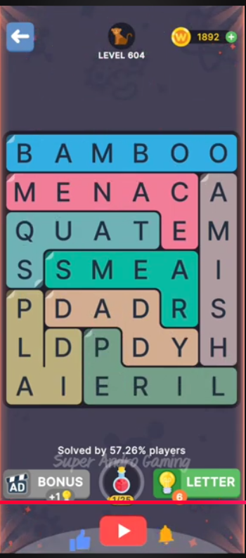FillWords Level 604