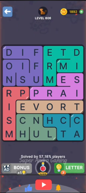 FillWords Level 606