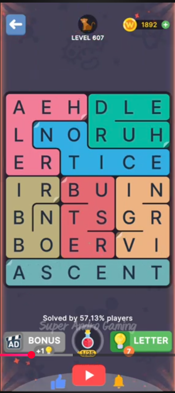 FillWords Level 607