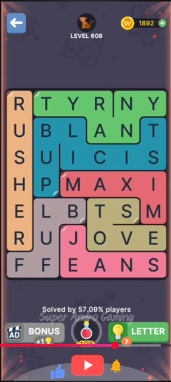 FillWords Level 608