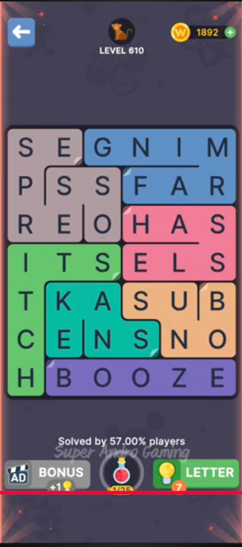 FillWords Level 610