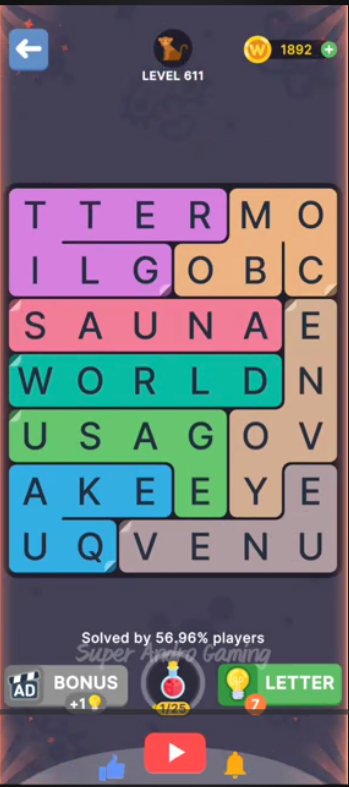 FillWords Level 611