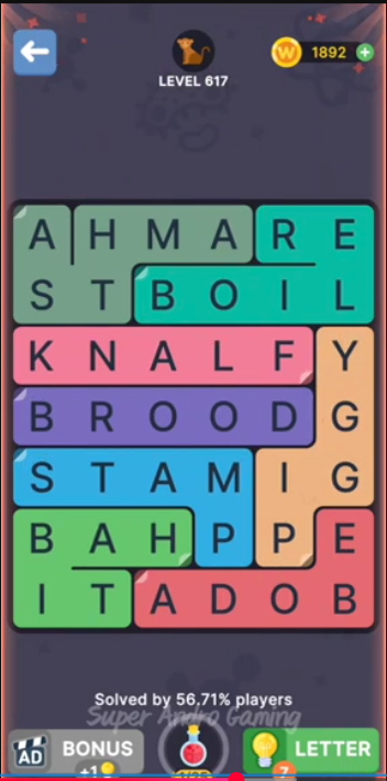 FillWords Level 617