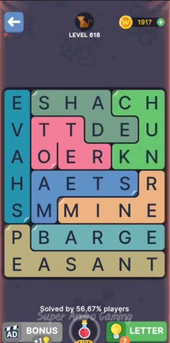 FillWords Level 618