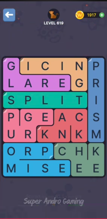FillWords Level 619