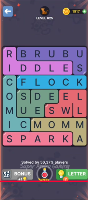 FillWords Level 625