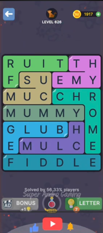 FillWords Level 626