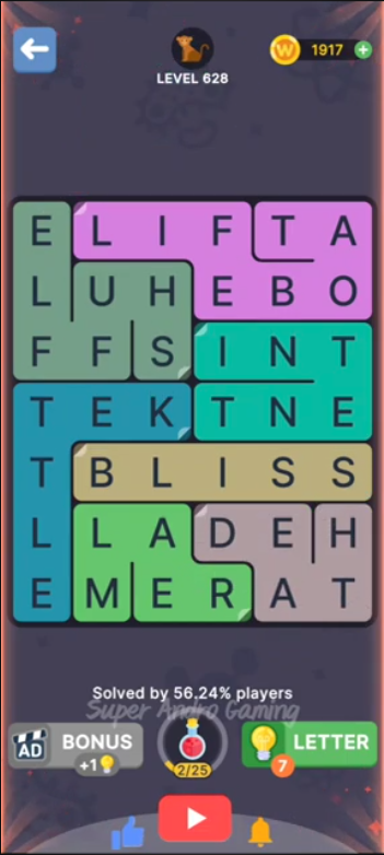 FillWords Level 628
