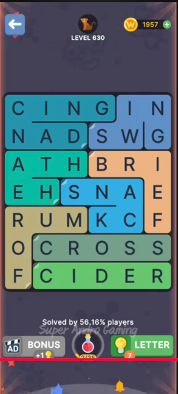 FillWords Level 630
