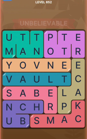 FillWords Level 652