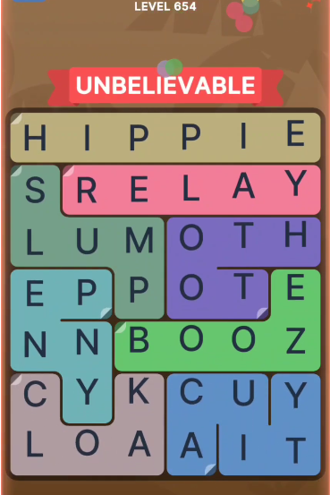 FillWords Level 654