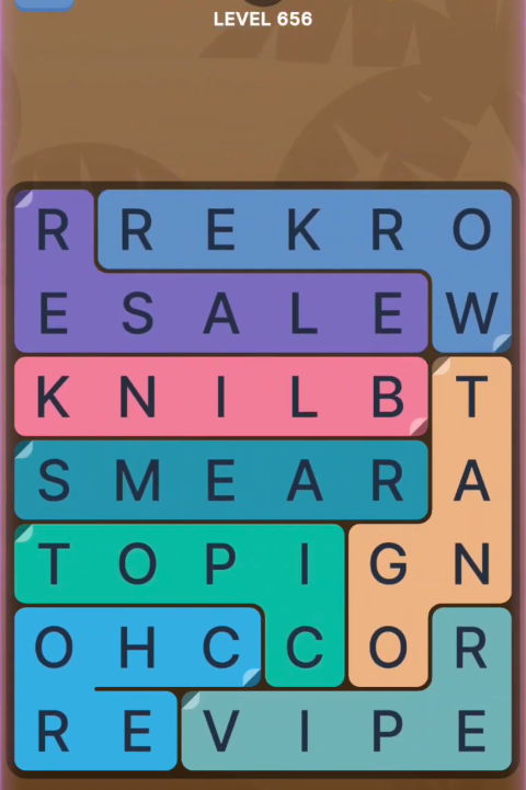 FillWords Level 656
