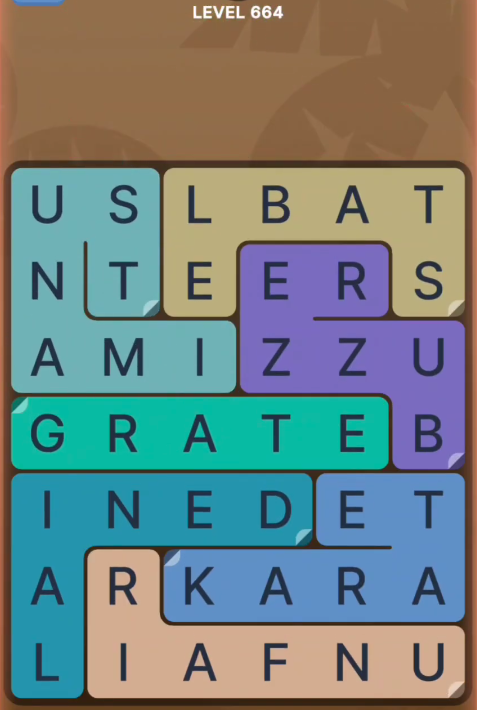 FillWords Level 664
