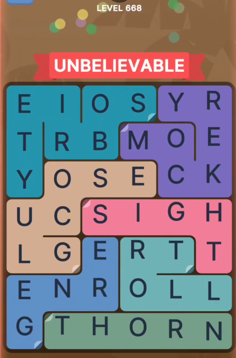 FillWords Level 668