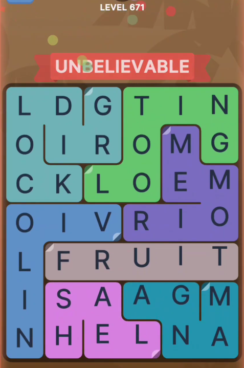 FillWords Level 671