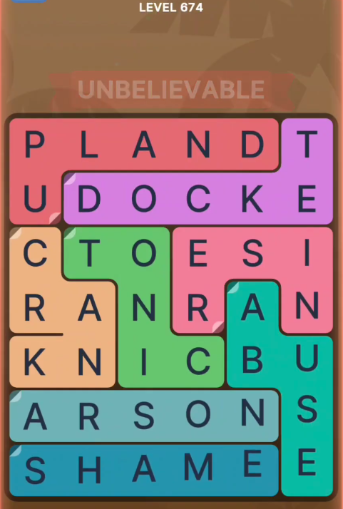 FillWords Level 674