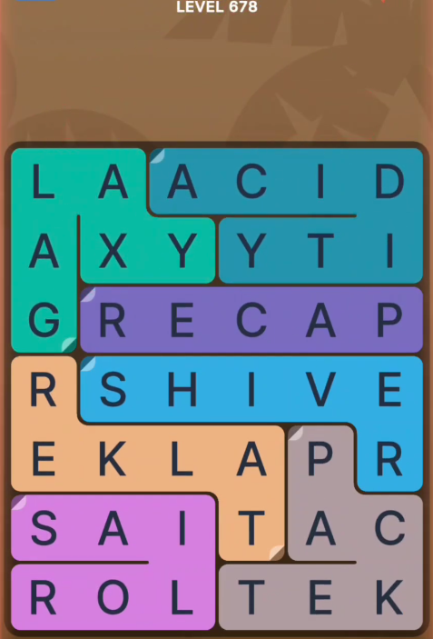 FillWords Level 678