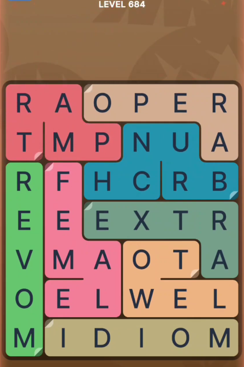 FillWords Level 684