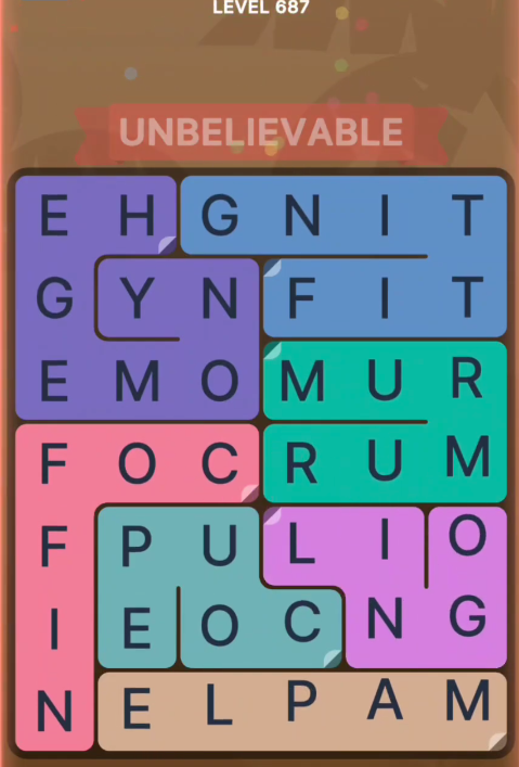 FillWords Level 687