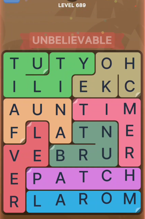 FillWords Level 689