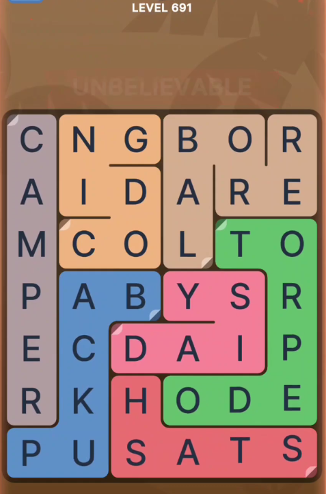 FillWords Level 691