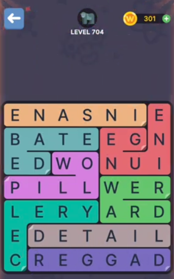 FillWords Level 704
