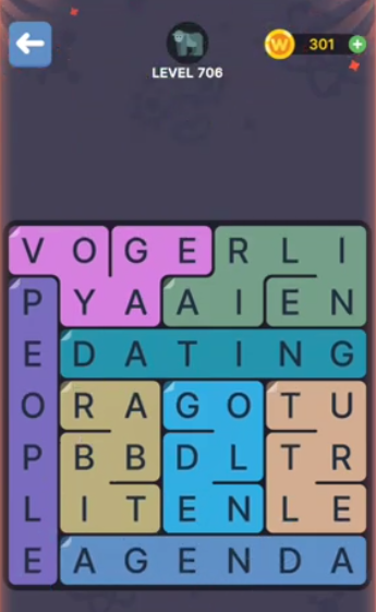 FillWords Level 706