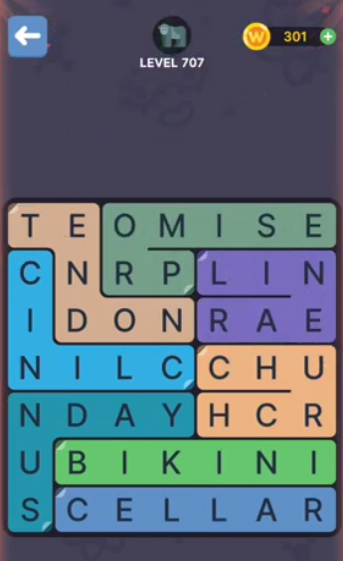 FillWords Level 707