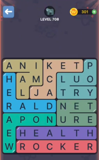 FillWords Level 708