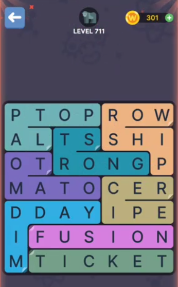 FillWords Level 711
