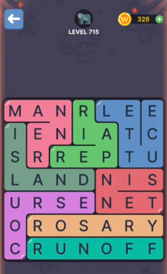 FillWords Level 715