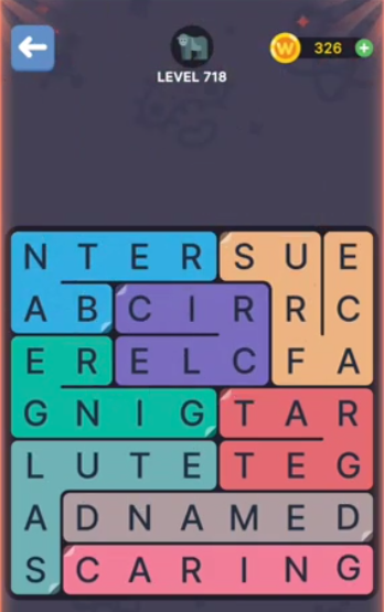 FillWords Level 718