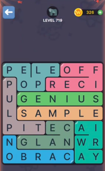 FillWords Level 719