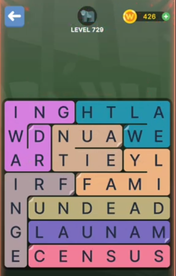 FillWords Level 729