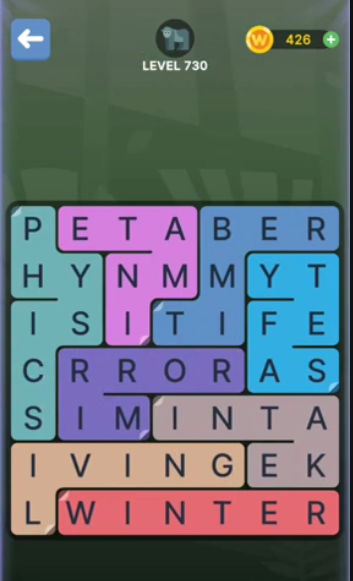 FillWords Level 730