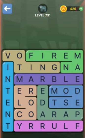 FillWords Level 731