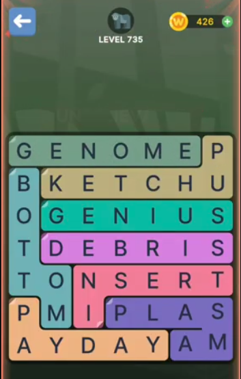 FillWords Level 735