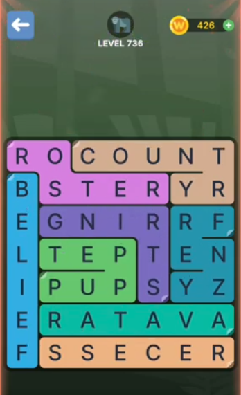 FillWords Level 736