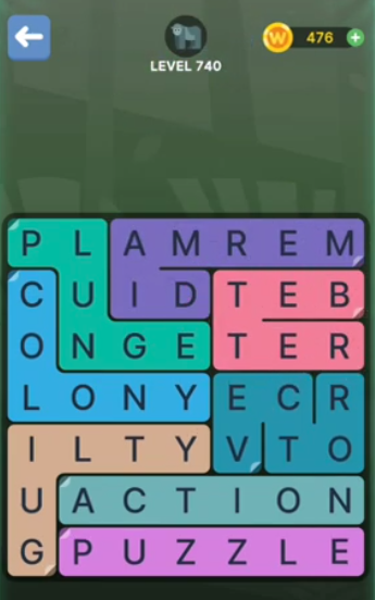 FillWords Level 740