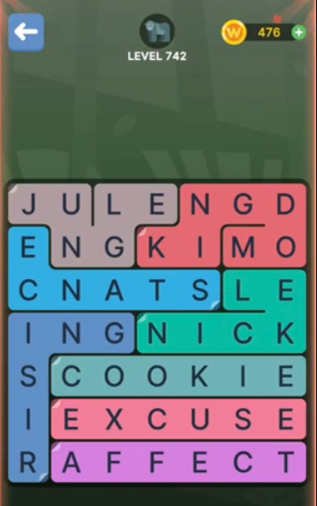 FillWords Level 742
